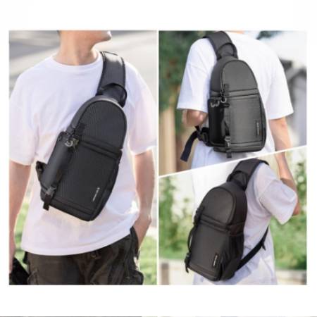 K&F Concept KF4285 Beta Messenger 10 l - plecak fotograficzny typu sling bag - przykład użycia
